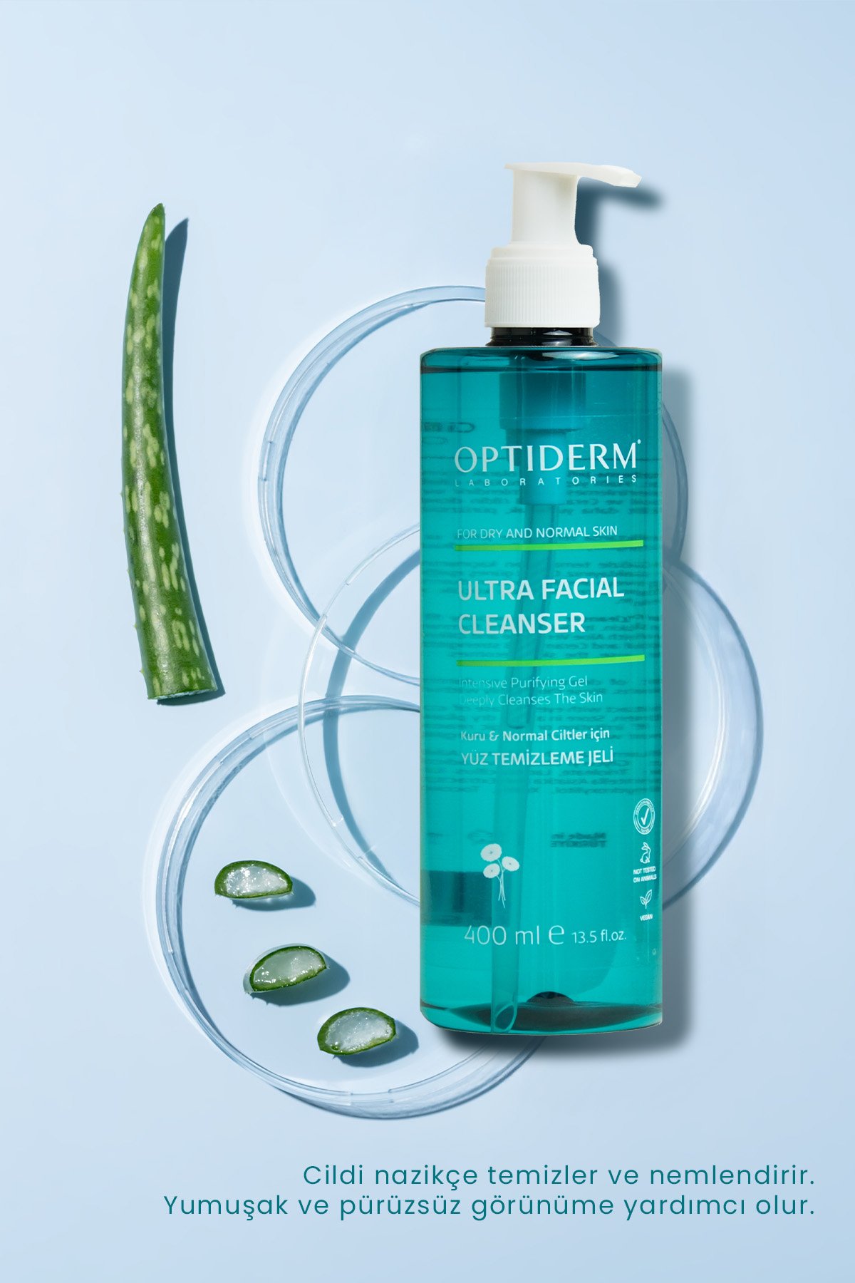 Kuru ve Normal Ciltler İçin Yüz Temizleme Jeli