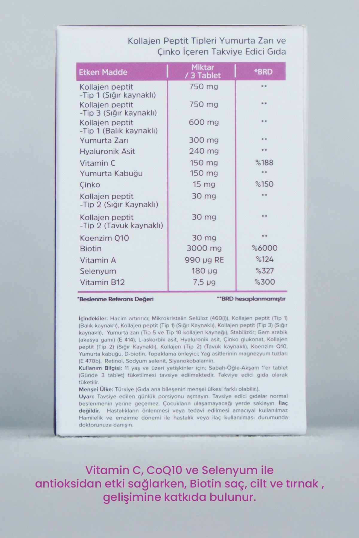 OptiCollagen Plus 5 Tip Collagen 1500mg 90tb