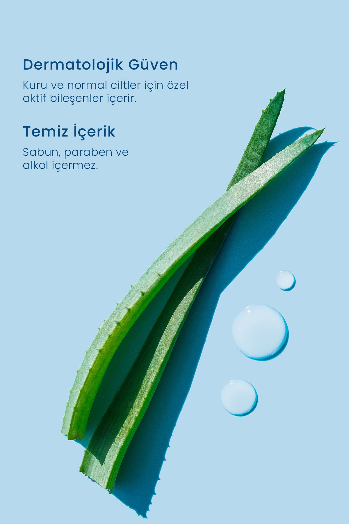 Kuru ve Normal Ciltler İçin Yüz Temizleme Jeli